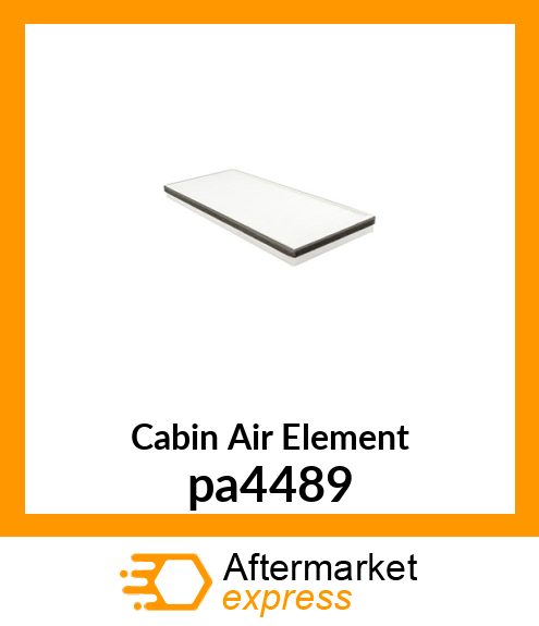 Cabin Air Element pa4489