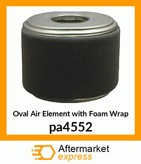 Oval Air Element with Foam Wrap pa4552