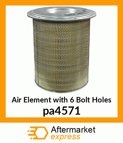 Air Element with 6 Bolt Holes pa4571
