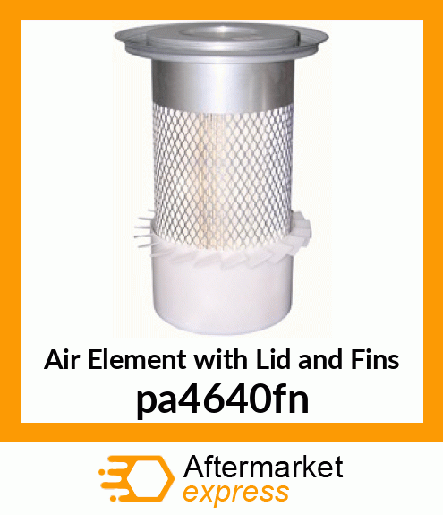 Air Element with Lid and Fins pa4640fn