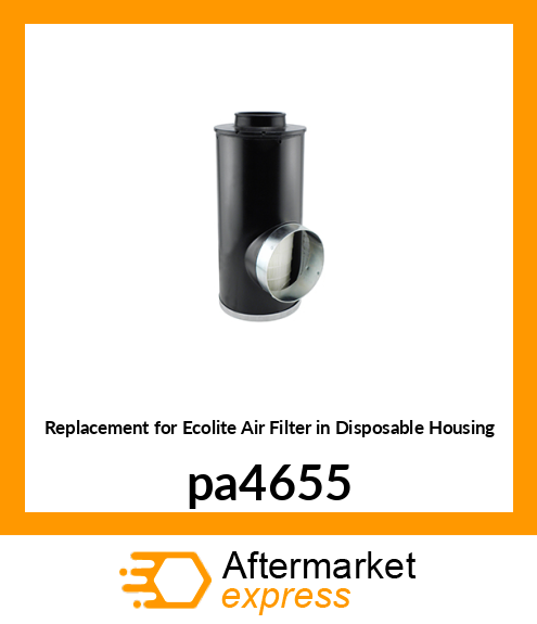 Replacement for Ecolite Air Filter in Disposable Housing pa4655