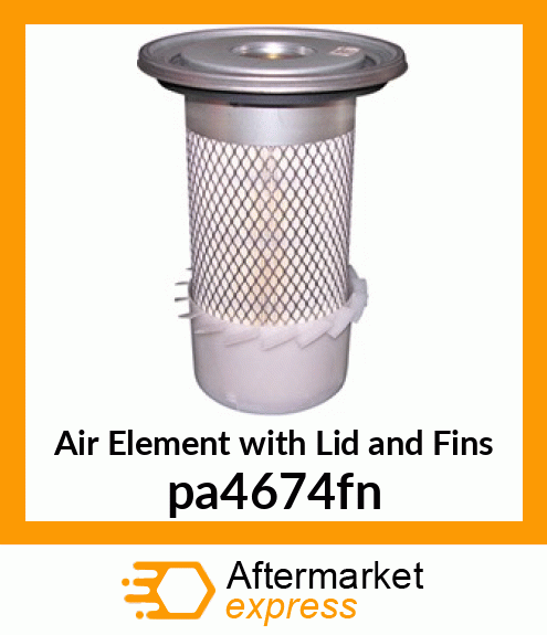 Air Element with Lid and Fins pa4674fn