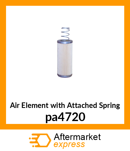 Air Element with Attached Spring pa4720