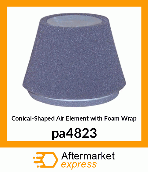 Conical-Shaped Air Element with Foam Wrap pa4823