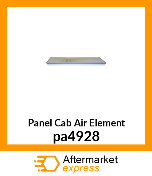 Panel Cab Air Element pa4928