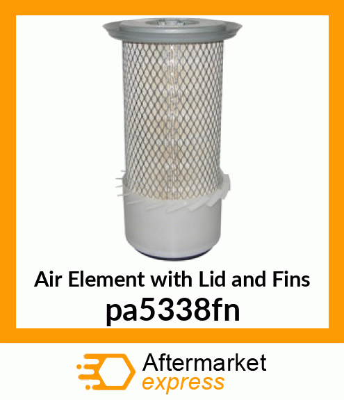 Air Element with Lid and Fins pa5338fn