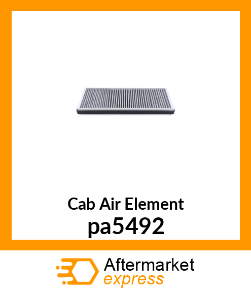Cab Air Element pa5492