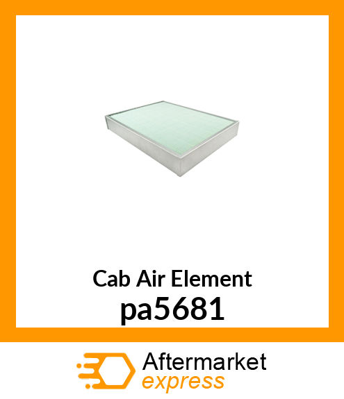 Cab Air Element pa5681
