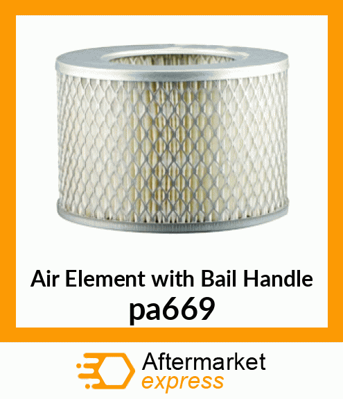 Air Element with Bail Handle pa669