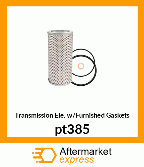 Transmission Ele. w/Furnished Gaskets pt385