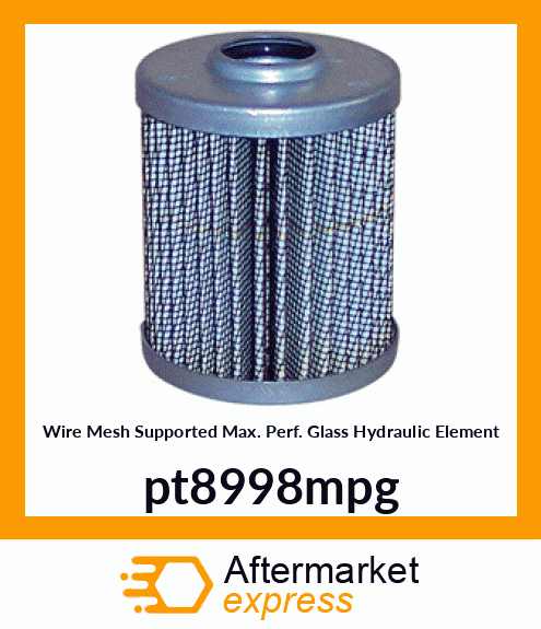 Wire Mesh Supported Max. Perf. Glass Hydraulic Element pt8998mpg