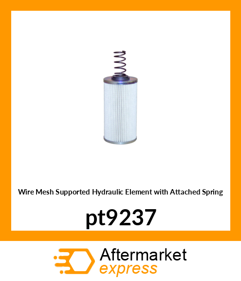 Wire Mesh Supported Hydraulic Element with Attached Spring pt9237