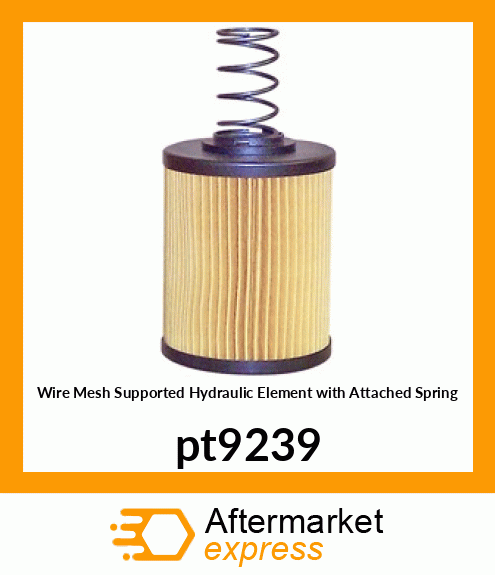 Wire Mesh Supported Hydraulic Element with Attached Spring pt9239