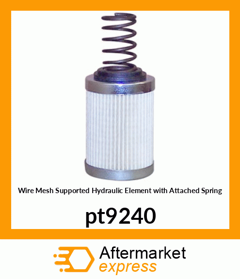 Wire Mesh Supported Hydraulic Element with Attached Spring pt9240