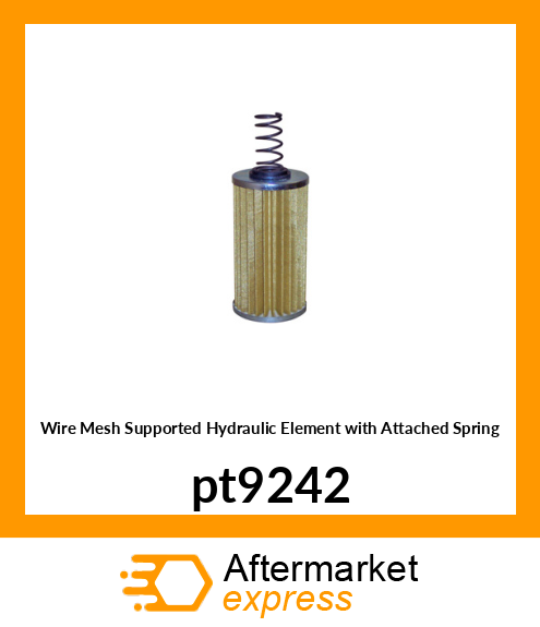 Wire Mesh Supported Hydraulic Element with Attached Spring pt9242