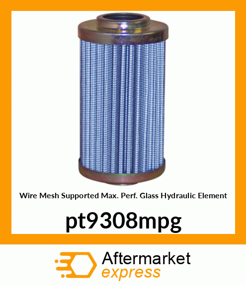 Wire Mesh Supported Max. Perf. Glass Hydraulic Element pt9308mpg