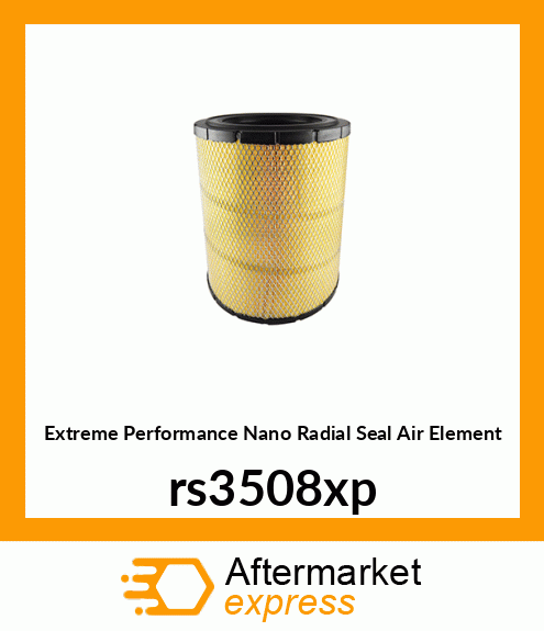 Extreme Performance Nano Radial Seal Air Element rs3508xp