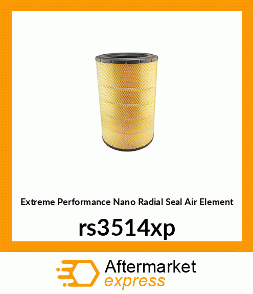 Extreme Performance Nano Radial Seal Air Element rs3514xp
