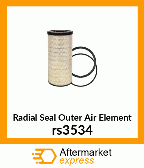 Radial Seal Outer Air Element rs3534