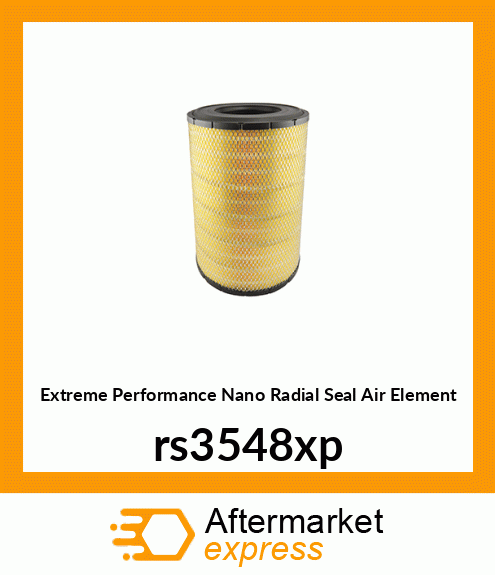 Extreme Performance Nano Radial Seal Air Element rs3548xp