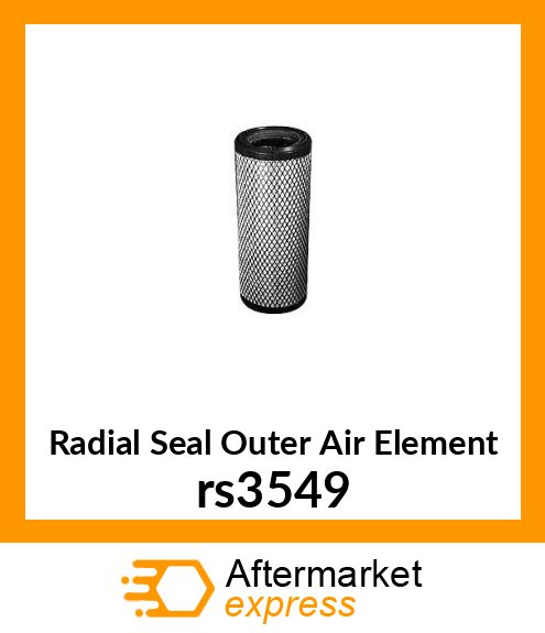 Radial Seal Outer Air Element rs3549
