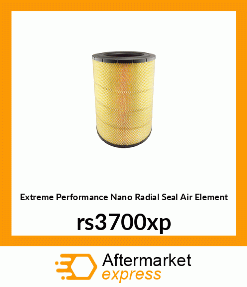 Extreme Performance Nano Radial Seal Air Element rs3700xp