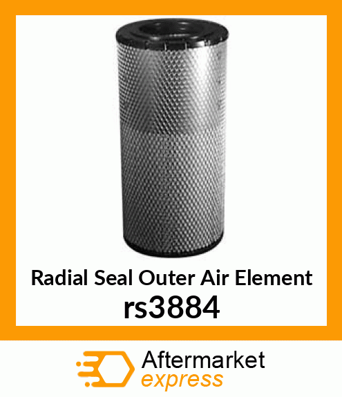 Radial Seal Outer Air Element rs3884