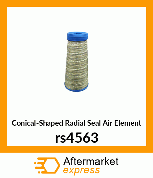 Conical-Shaped Radial Seal Air Element rs4563