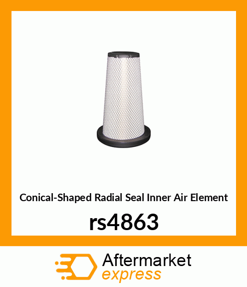 Conical-Shaped Radial Seal Inner Air Element rs4863
