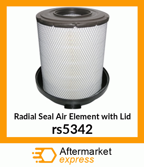 Radial Seal Air Element with Lid rs5342