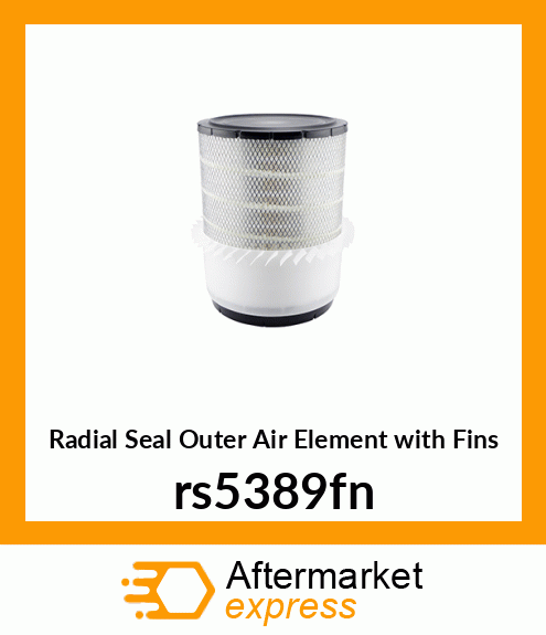 Radial Seal Outer Air Element with Fins rs5389fn