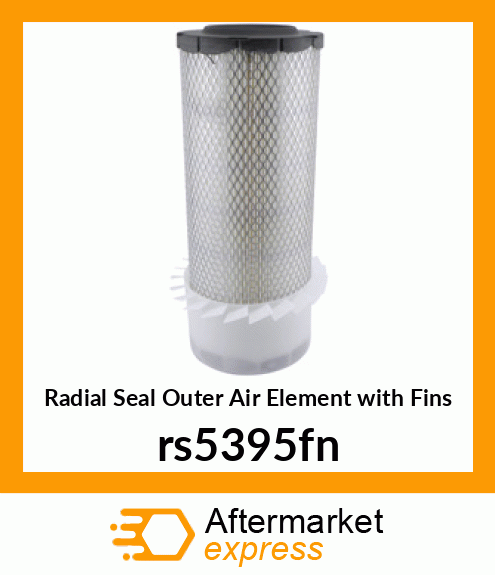 Radial Seal Outer Air Element with Fins RS5395-FN