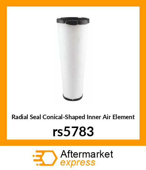 Radial Seal Conical-Shaped Inner Air Element rs5783