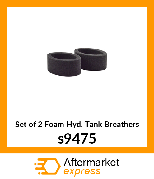 Set of 2 Foam Hyd. Tank Breathers s9475