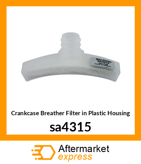 Crankcase Breather Filter in Plastic Housing sa4315