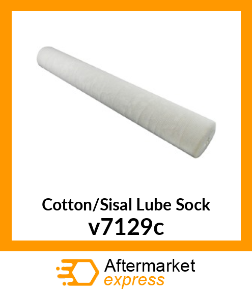 Cotton/Sisal Lube Sock v7129c