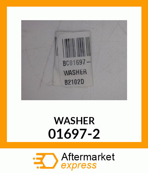 Spare part 01697-2 + WASHER