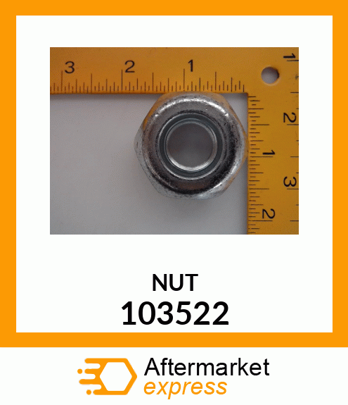 Spare part 103522 + NUT