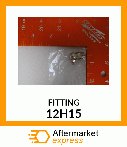 Spare part 12H15 + FITTING