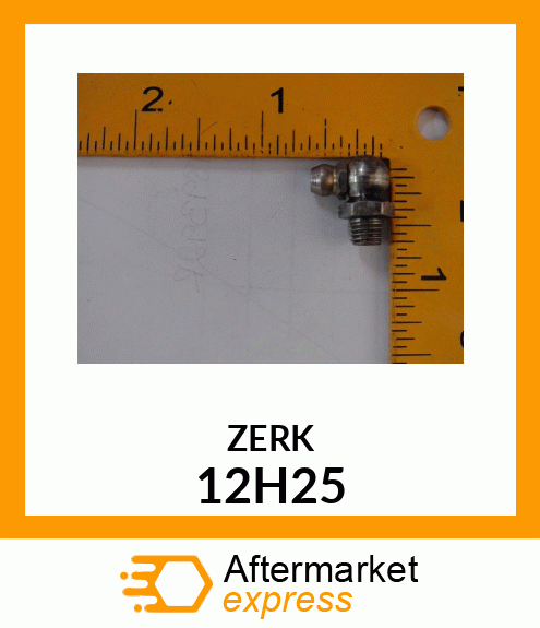 Spare part 12H25 + ZERK