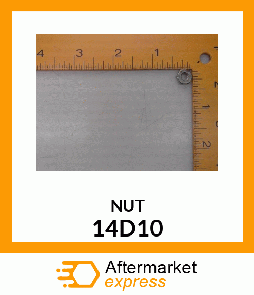 Spare part 14D10 + NUT