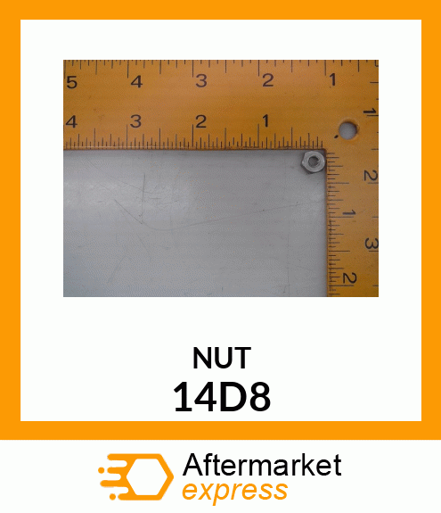 Spare part 14D8 + NUT