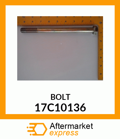 Spare part 17C10136 + BOLT