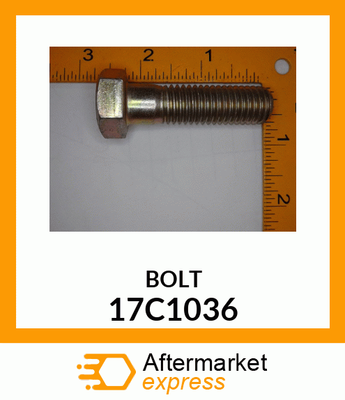 Spare part 17C1036 + BOLT