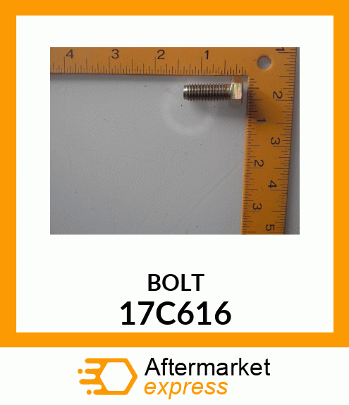 Spare part 17C616 + BOLT