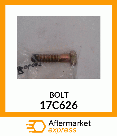 Spare part 17C626 + BOLT