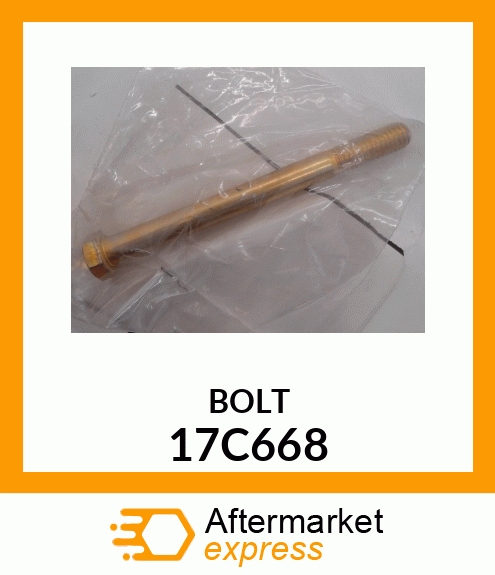 Spare part 17C668 + BOLT