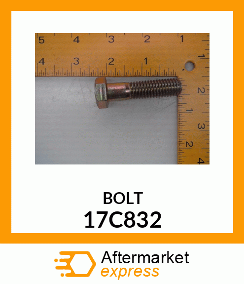 Spare part 17C832 + BOLT