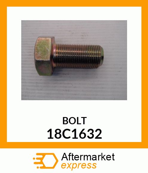 Spare part 18C1632 + BOLT