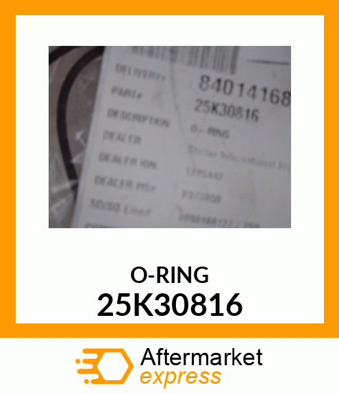 Spare part 25K30816 + O-RING